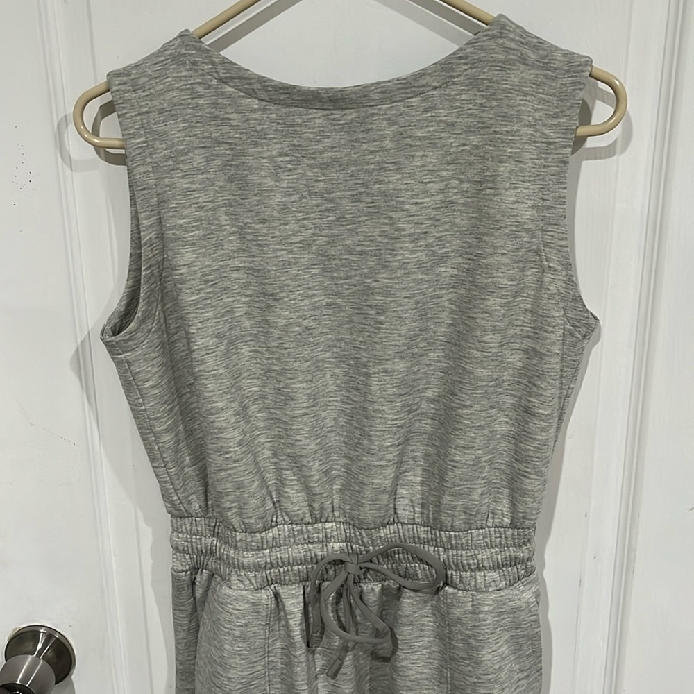 Abercrombie & Fitch Gray Sleeveless Jumpsuit Romper